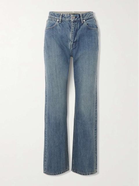 Jil Sander High-rise straight-leg jeans Blue