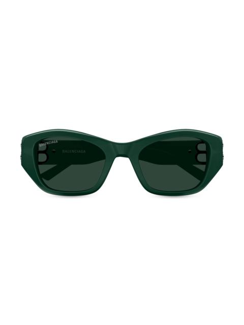 BALENCIAGA Women's Dynasty 53MM Rectangular Sunglasses - Green