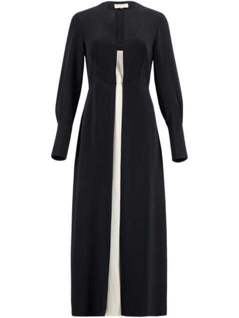 Zeus+Dione layered-design midi dress