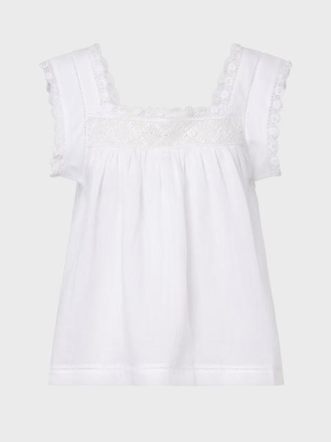 DÔEN Top Aphra White