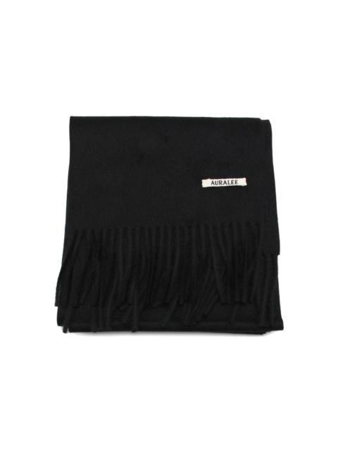 AURALEE fringed scarf