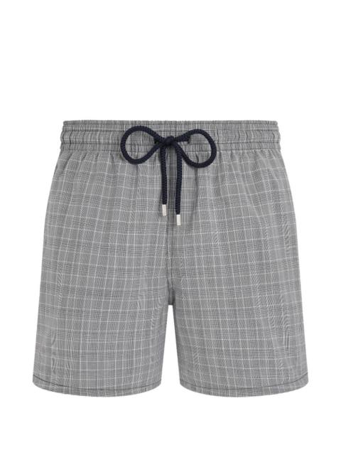 Vilebrequin prince of wales-check swim shorts