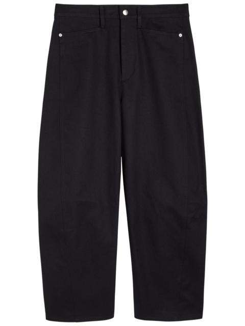 MARIA McMANUS Maria Mcmanus Bow Crop Barrel-leg Jeans