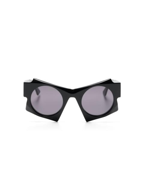 Kuboraum U5 geometric-frame sunglasses