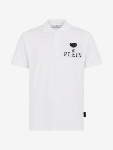 PHILIPP PLEIN logo-embroidery polo T-shirt