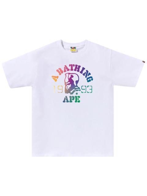 BAPE Gradation General Tee 'White'