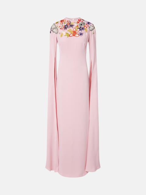 COSTARELLOS Embroidered gown