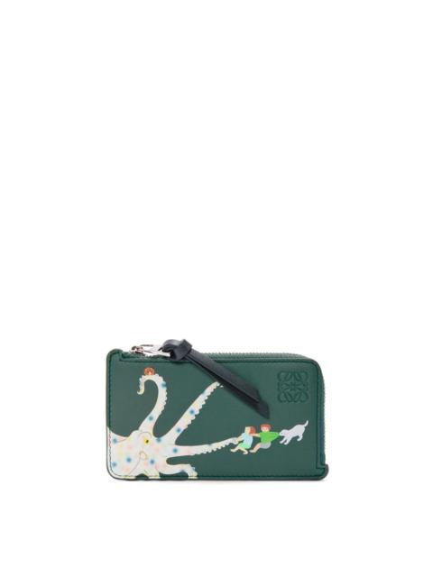 Loewe Octopus coin cardholder in nappa calfskin