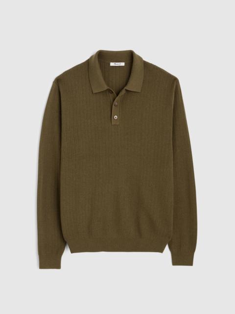 Madewell Long-Sleeve Polo Shirt