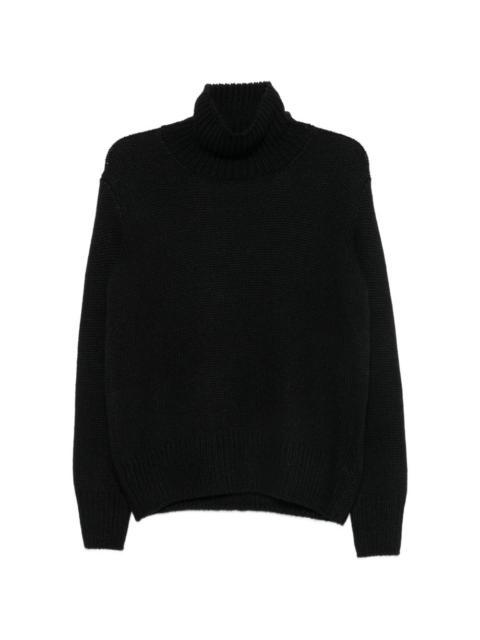 The Row ribbed-knit roll-neck sweater