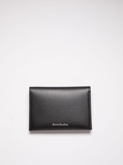 Acne Studios Folded leather wallet - Black