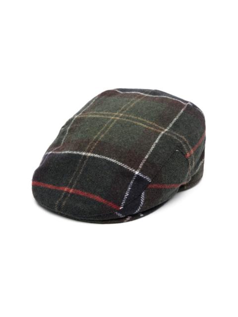 Gallingale tartan-check flat cap