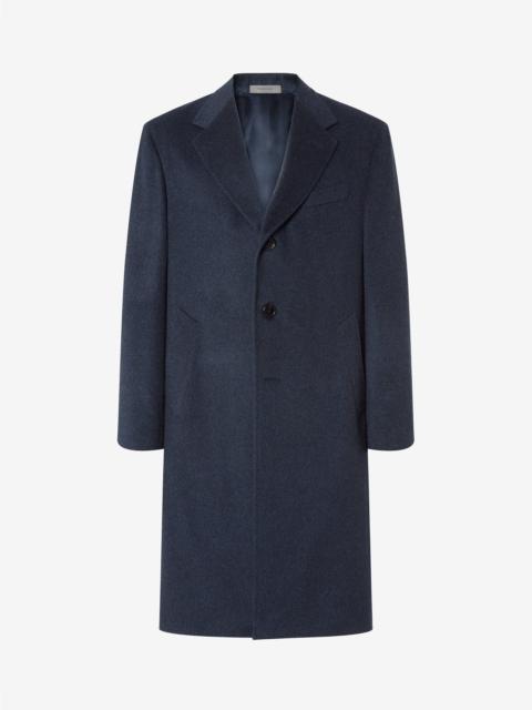 CORNELIANI Blue pure cashmere coat