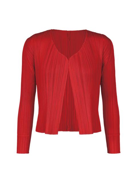 Pleats Please Issey Miyake NEW COLORFUL BASICS 3 CARDIGAN
