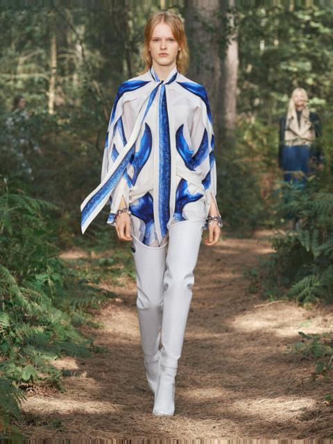 Burberry Porthole Detail Leather Wader Boots