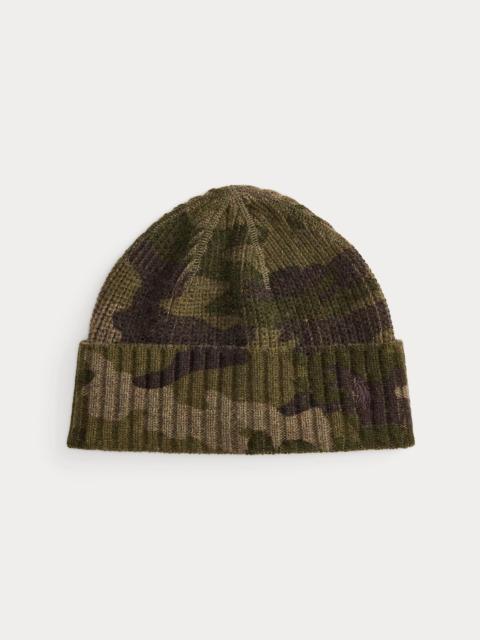 Polo Ralph Lauren Camo Wool-Blend Beanie