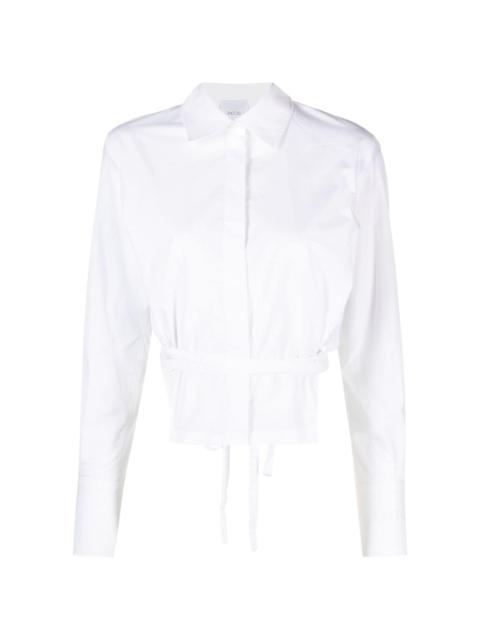 PATOU cropped cut-out shirt