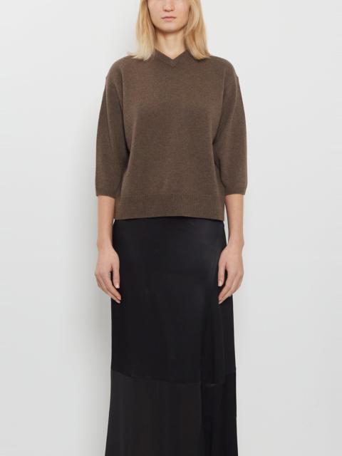 6397 Elbow V-Neck Cashmere Sweater