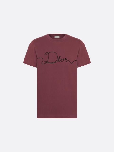 Dior Dior Ribbon T-Shirt, Regular Fit