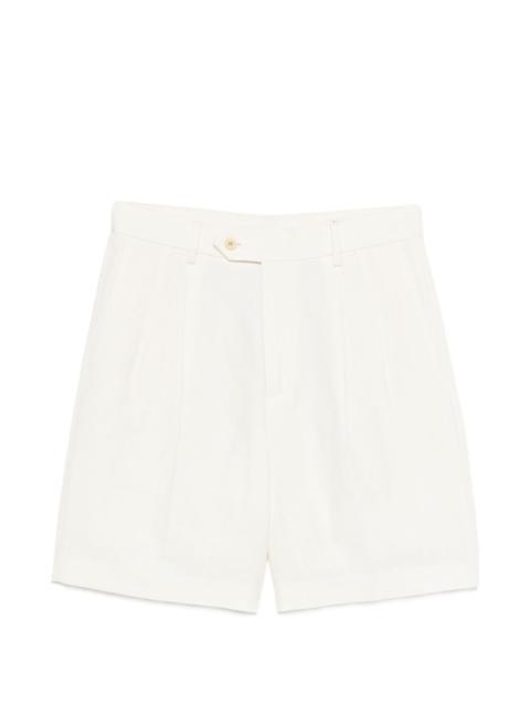 AURALEE Ox pleated shorts