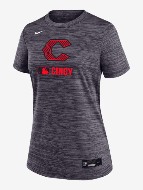 Nike Cincinnati Reds Authentic Collection City Connect Velocity Women's Nike Dri-FIT MLB T-Shirt