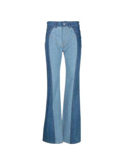 NENSI DOJAKA flared denim jeans