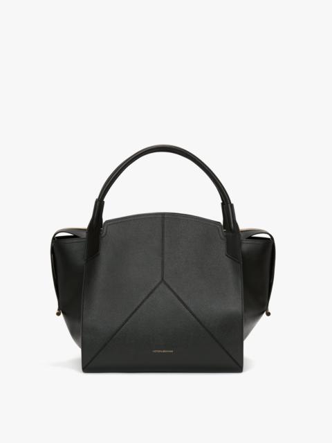 Victoria Beckham Victoria Bag In Black Grained Leather