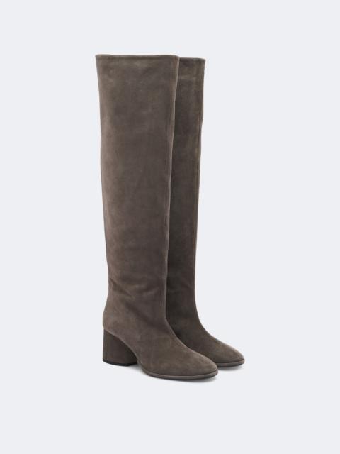 Aeyde Almut suede knee-high boots