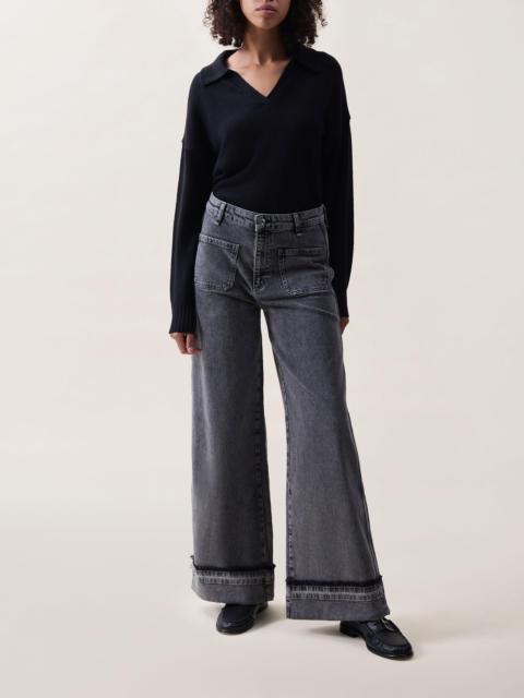 rag & bone Melina Wide-Leg Jeans
Vintage Stretch in Marina
