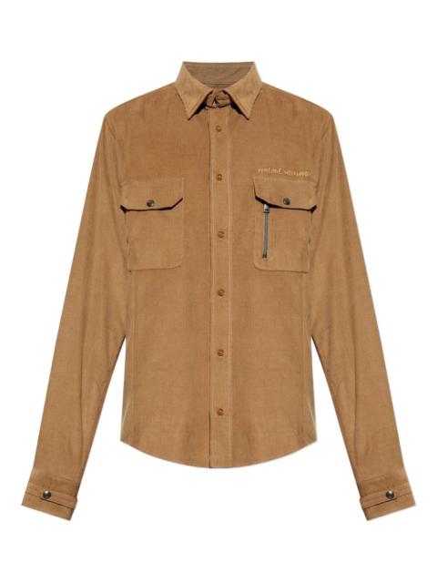 Vivienne Westwood corduroy pocket shirt