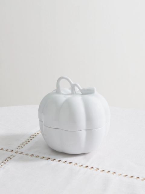 Gohar World Pumpkin porcelain tureen White