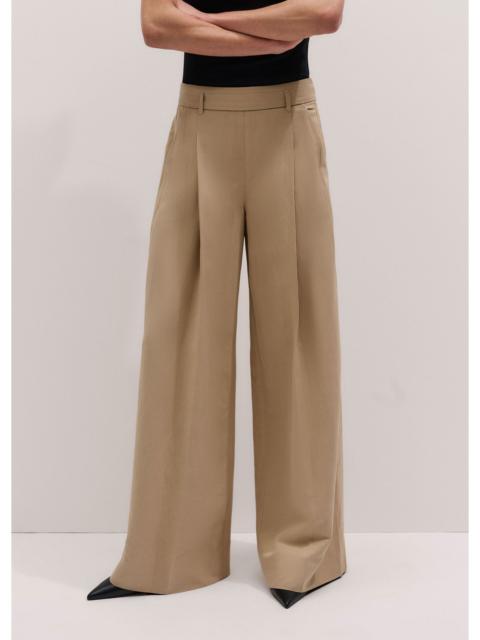 ME+EM Pleat Wide-Leg Pant