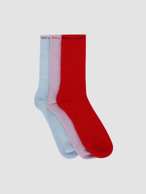 1017 ALYX 9SM 3 PACK SOCKS