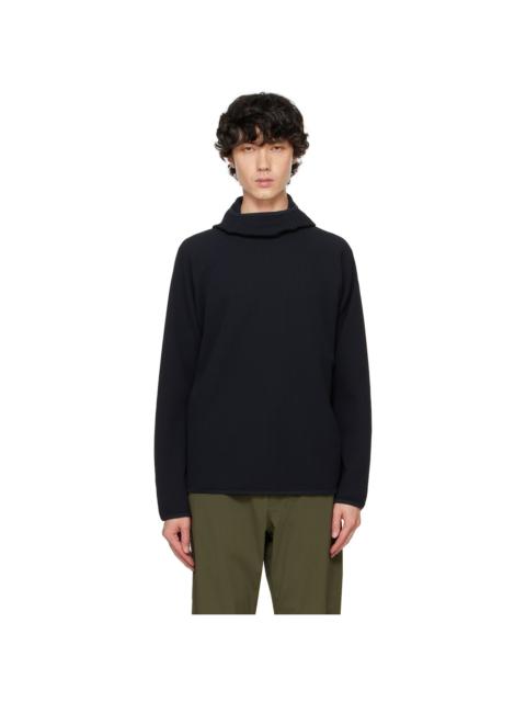 Goldwin Black WF Light Long Sleeve Hoodie