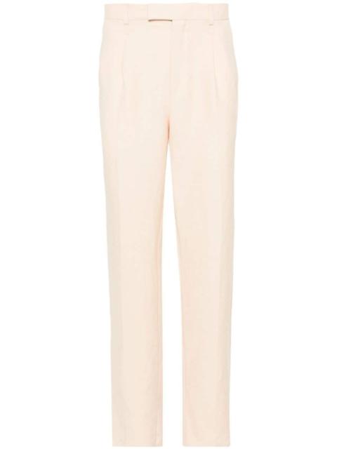 ZEGNA Oasi tapered-leg linen trousers