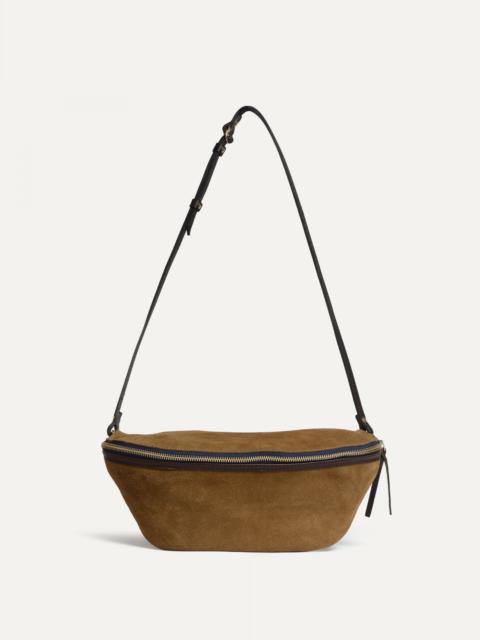 Bleu de Chauffe BEA BELT BAG / SUEDE - HAZELNUT BROWN