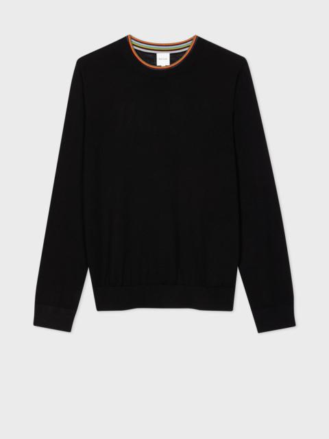 Merino Wool 'Signature Stripe' Collar Sweater