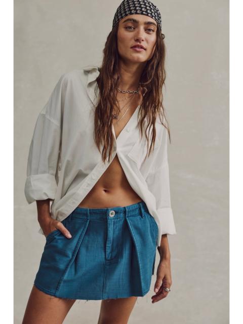 FREE PEOPLE Riverfront Surplus Mini Skirt