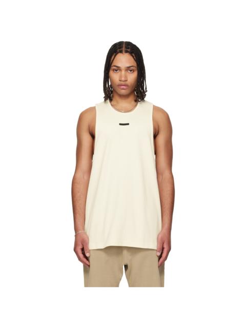 ESSENTIALS Off-White Rib Tank Top