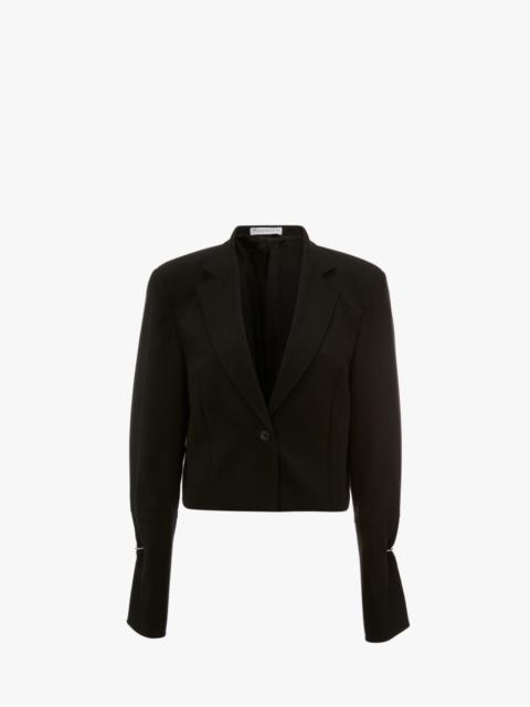 JW Anderson RING DETAIL CROPPED BLAZER