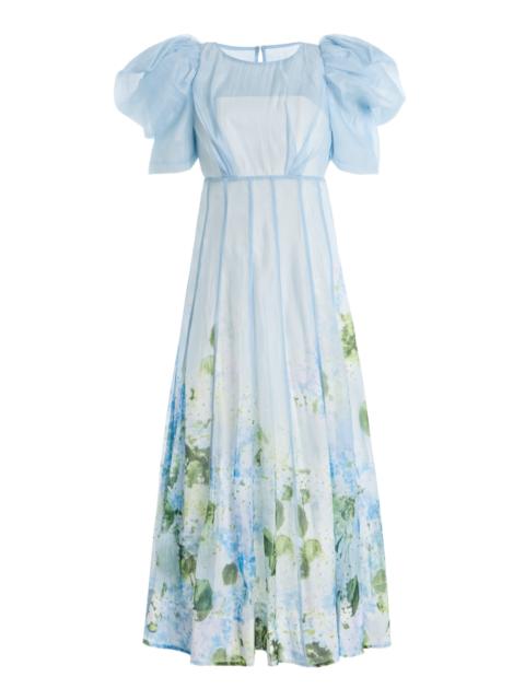 Aje. Clementine Midi Dress blue