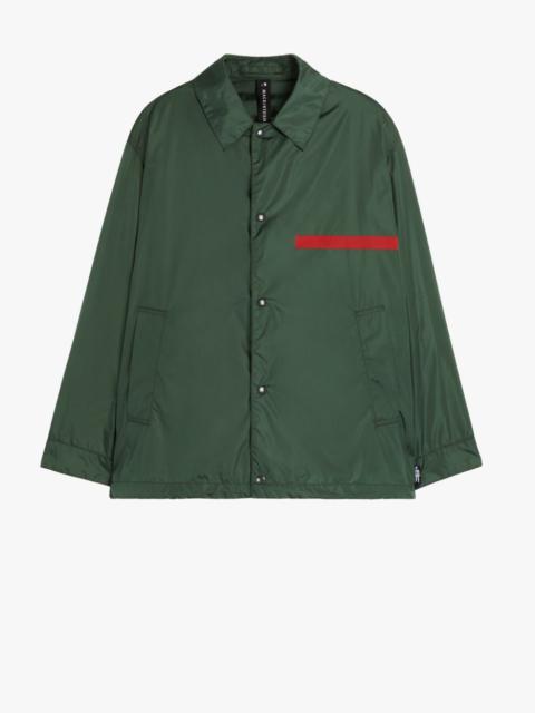 Mackintosh TAPE TEEMING GREEN NYLON COACH JACKET | GMM-216