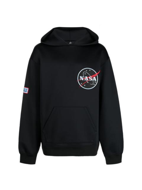 X nasa patch store pullover hoodie