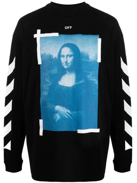 Off-White Mona Lisa cotton sweatshirt