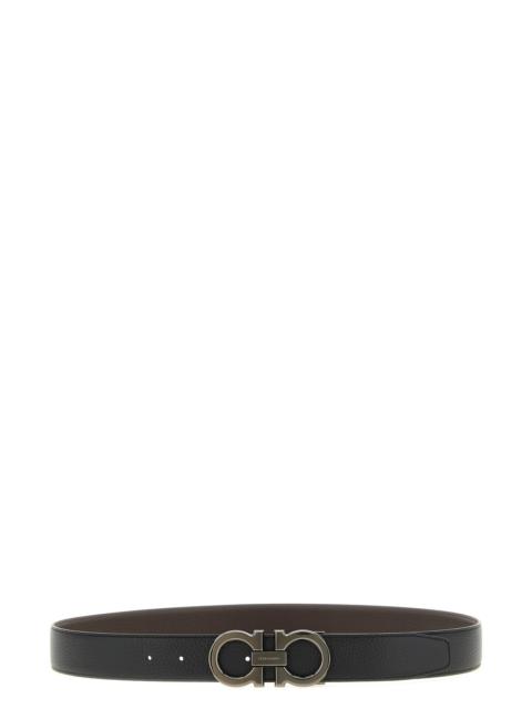 FERRAGAMO 'Doppio Gancini' Reversible Belt