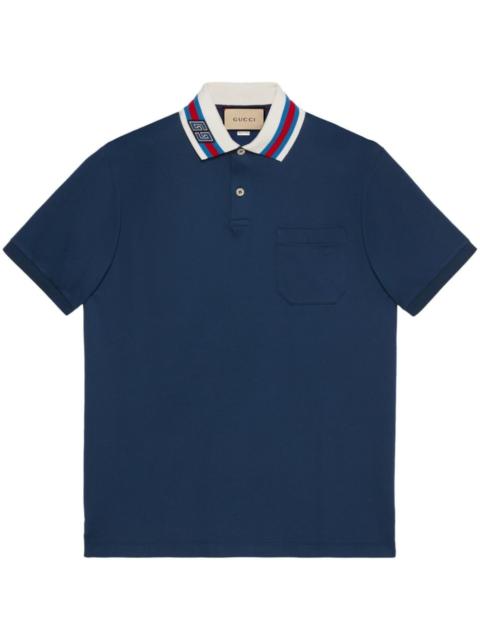 GUCCI GG cotton polo shirt