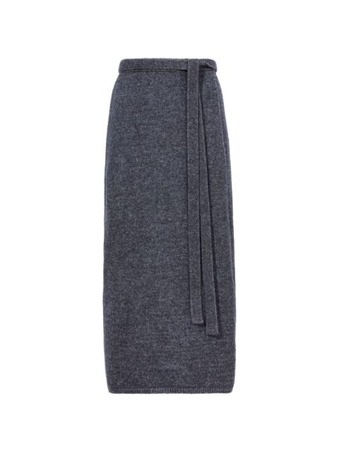 Zadie knit wrap skirt