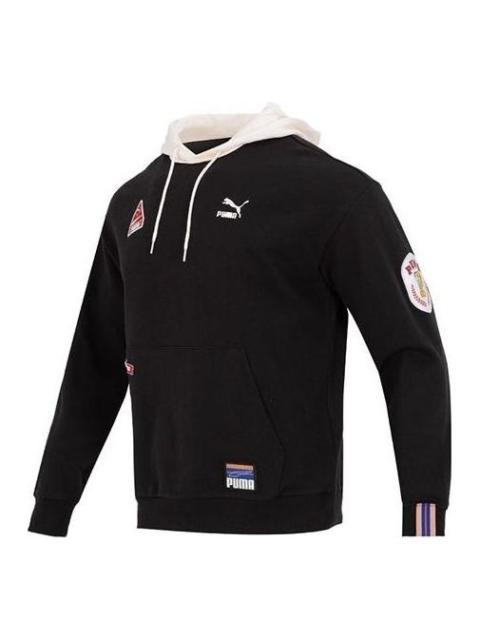 PUMA PUMA Team Badge Hoodie 'Black' 677377-01
