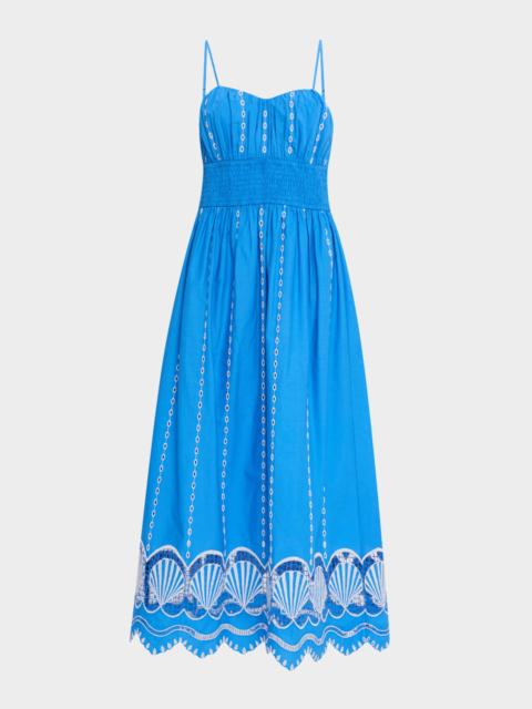 Rails Murano Embroidered Midi Dress