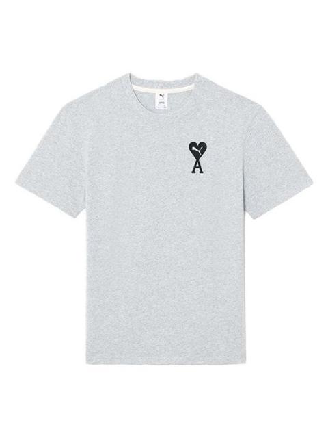PUMA PUMA X AMI Graphic T-Shirt 'Grey' 534070-04
